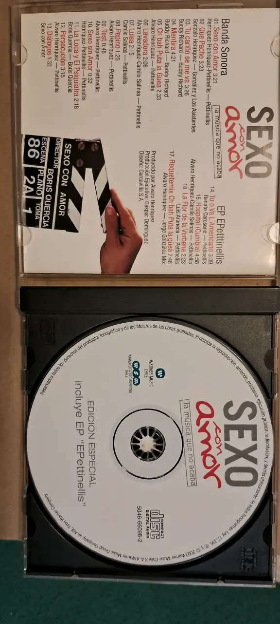 CD Banda Sonora Sexo con Amor - 2