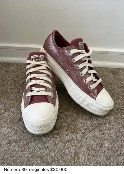 Zapatillas Converse All Star rosa - miniatura 1