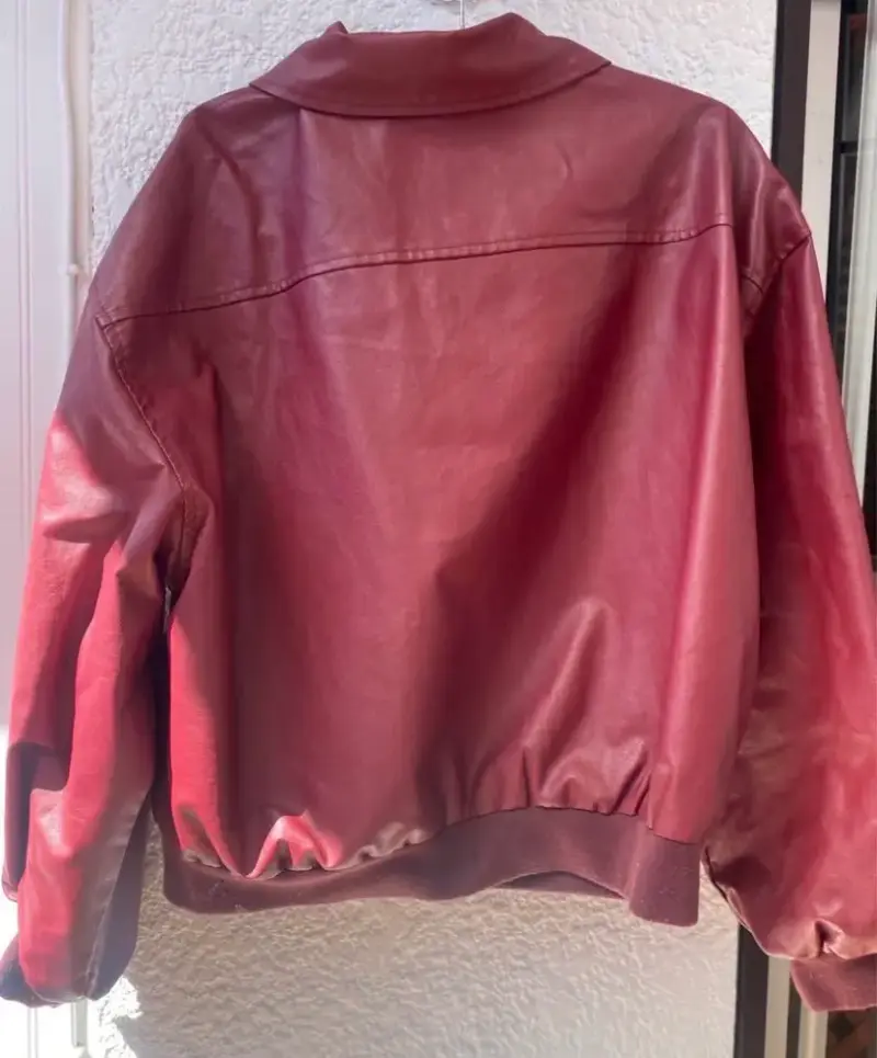 Chaqueta de cuero roja - 2