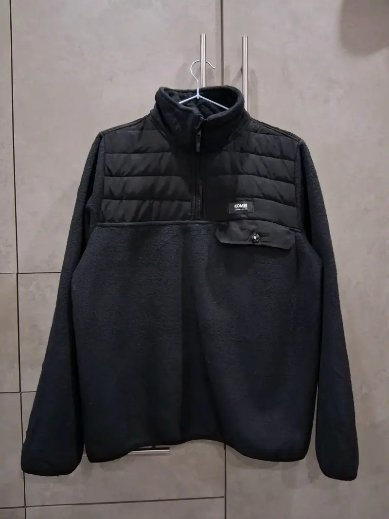 Polar negro con cierre medio Kombi talla M - 1