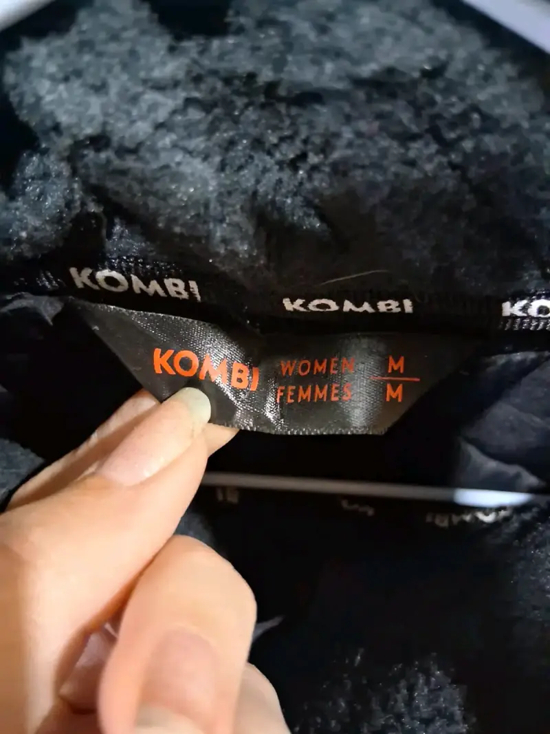 Polar negro con cierre medio Kombi talla M - 3