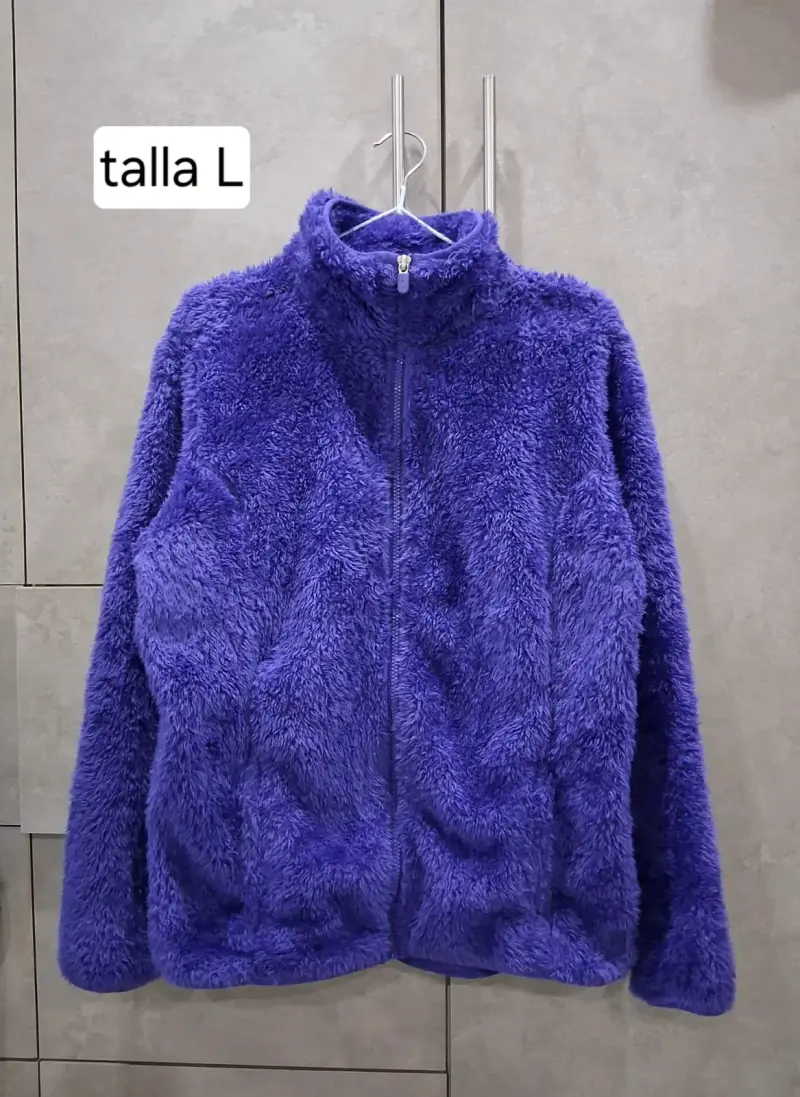 Polar peludo azul fila talla L - 1