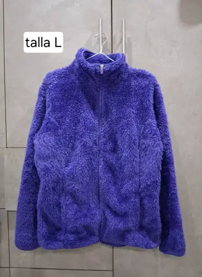 Polar peludo azul fila talla L - miniatura 1