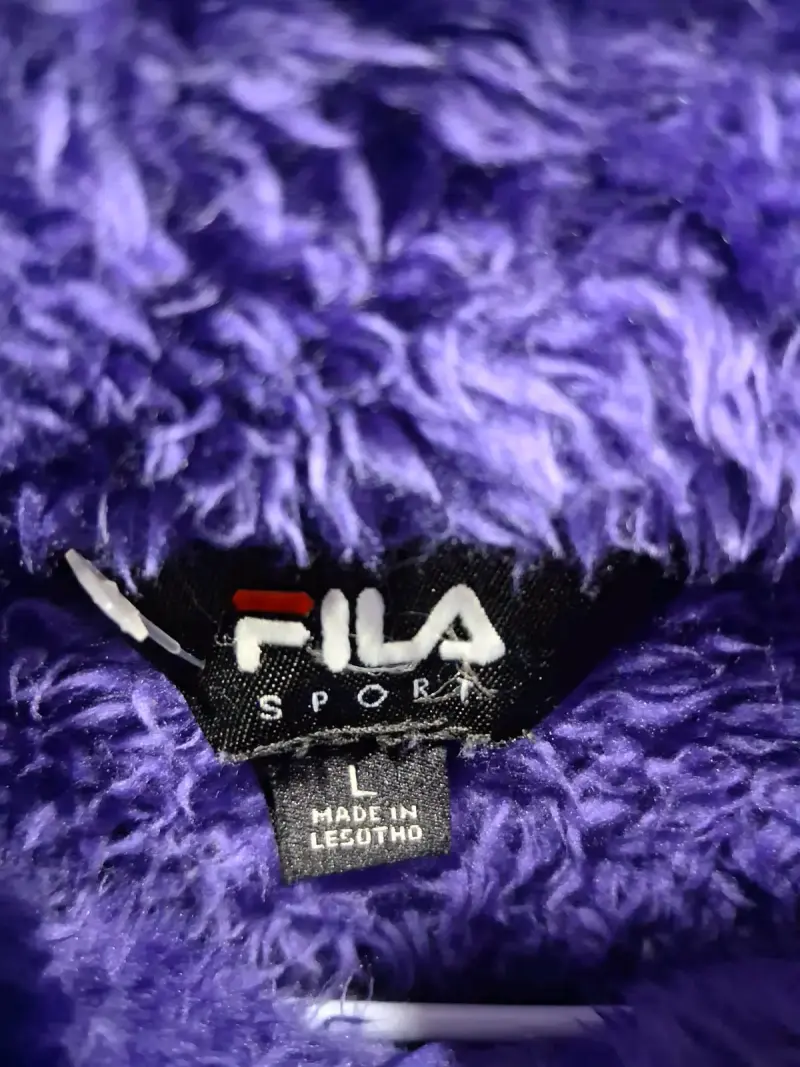 Polar peludo azul fila talla L - 2