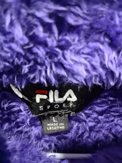 Polar peludo azul fila talla L - miniatura 2