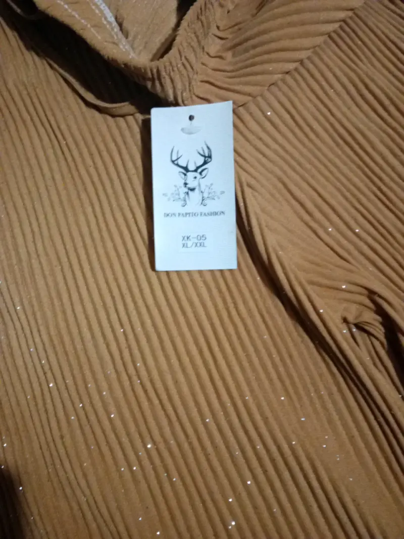 Pantalones plisados marrón claro - 2