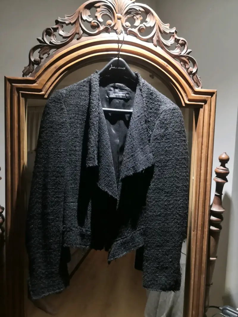 Chaqueta Zara  mujer negra