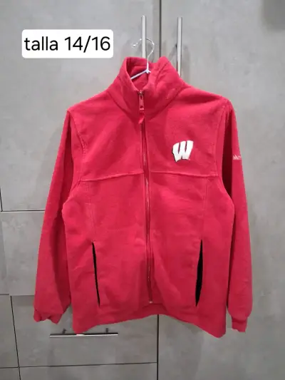 Polar rojo columbia talla 14/16 - miniatura 1