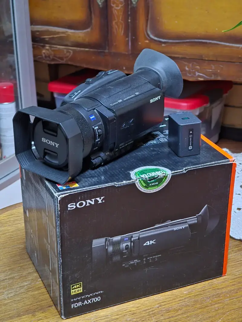 Cámara de video Sony 4K - 1