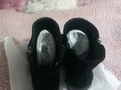 Botines negros de gamuza talla 37 - miniatura 4