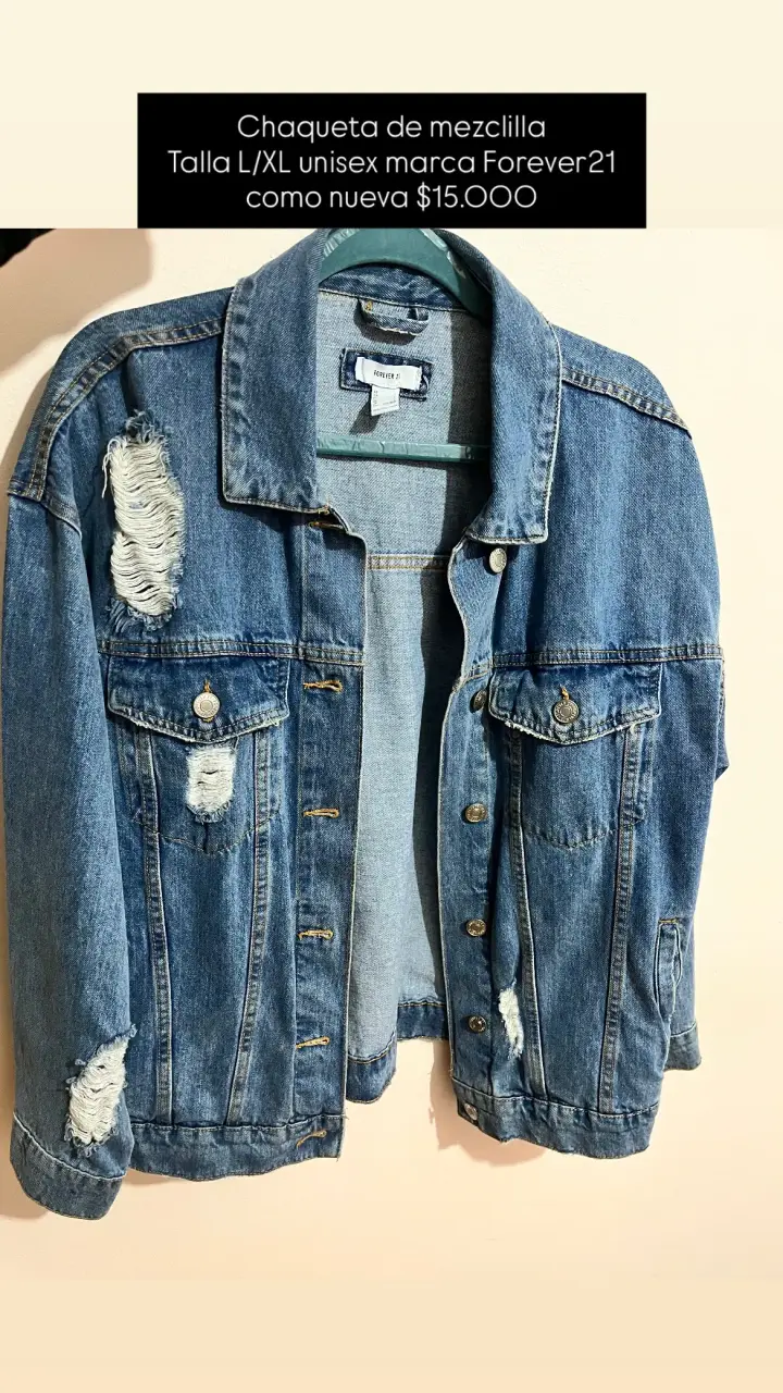 Chaqueta denim Forever21 unisex - 1