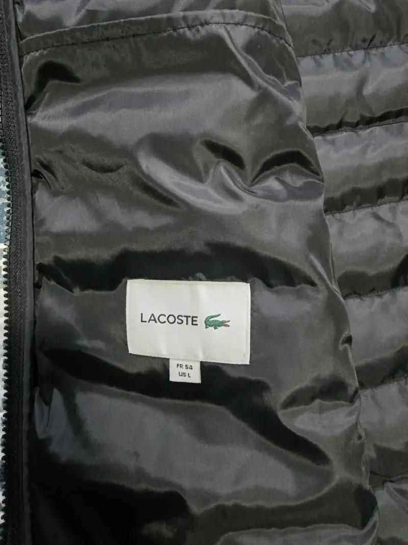 Chaqueta negra c/ capucha LAC0ST3 ORIGINAL - 4