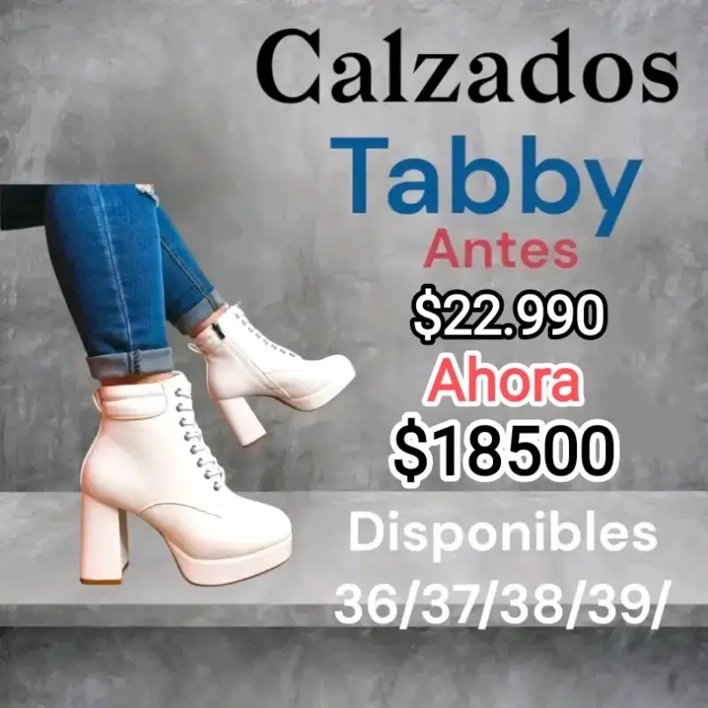 Bota larga negra Calzados Tabby - 2