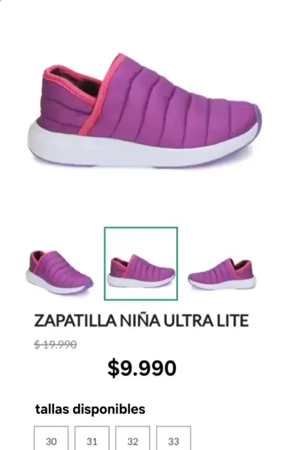 Zapatilla niña y niño Ultra Lite - miniatura 3