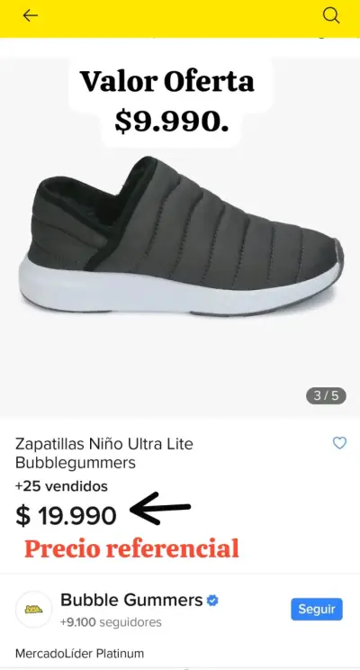 Zapatilla niña y niño Ultra Lite - miniatura 4