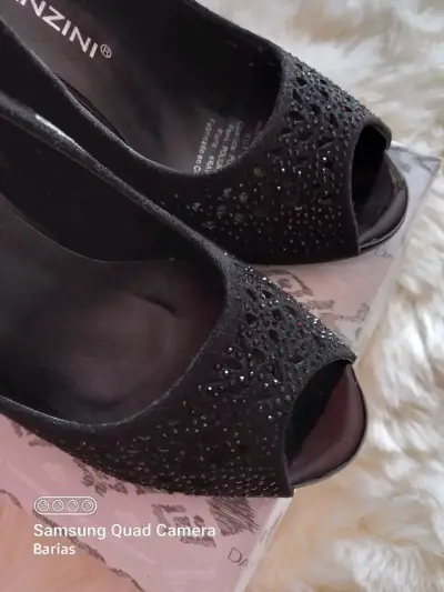 Zapatos de tacón negro N°37 - miniatura 4