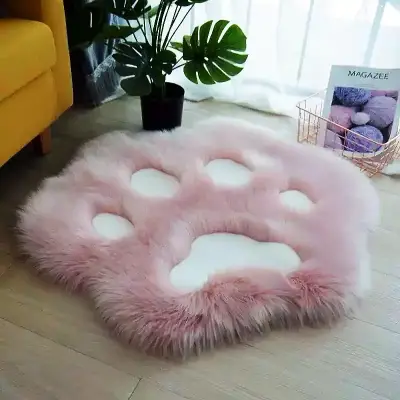 Alfombra peluda patitas - miniatura 2