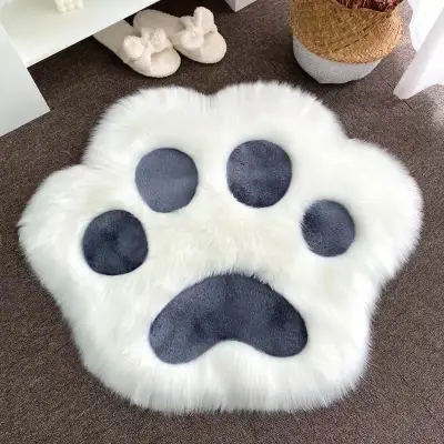 Alfombra peluda patitas - miniatura 3