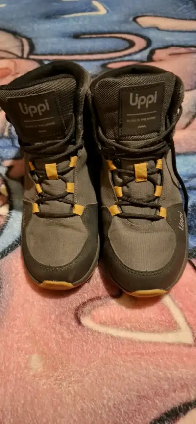 Botas de trekking Upp gris, impermeables - miniatura 1