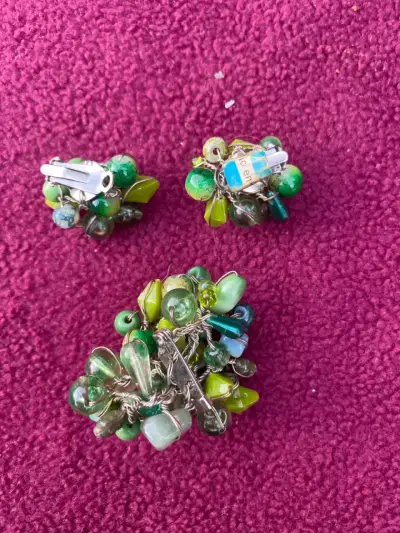 Conjunto de aros clip y prendedor - miniatura 2