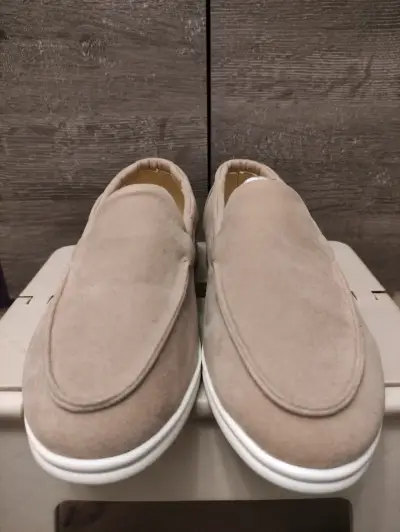 Zapatos tipo mocasines beige - miniatura 2