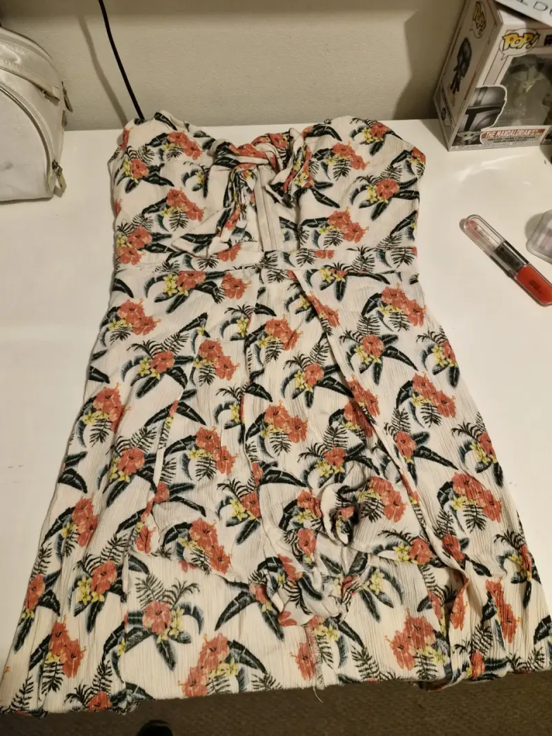 Enterito estampado floreado: es short y falda - 1
