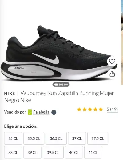 Zapatillas Nike Journey Run negras - miniatura 4
