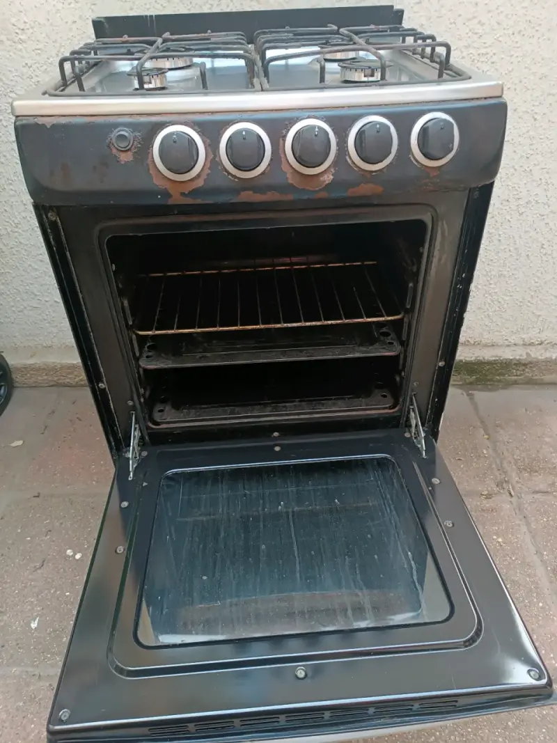 Cocina a gas de cañeria con horno - 2