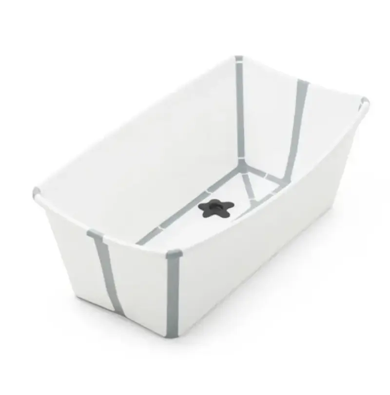 Tina Plegable para Bebé Blanca - Stokke + soporte - 1