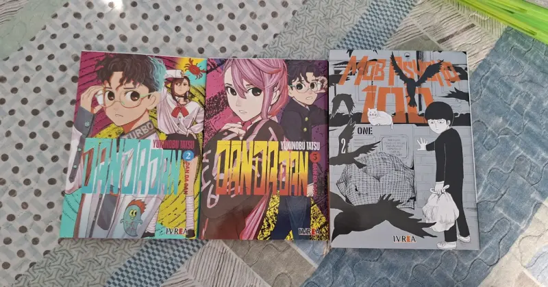 Set de mangas Dandadan y Mob Psycho 100