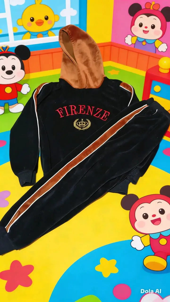 Buzo negro con capucha Firenze
