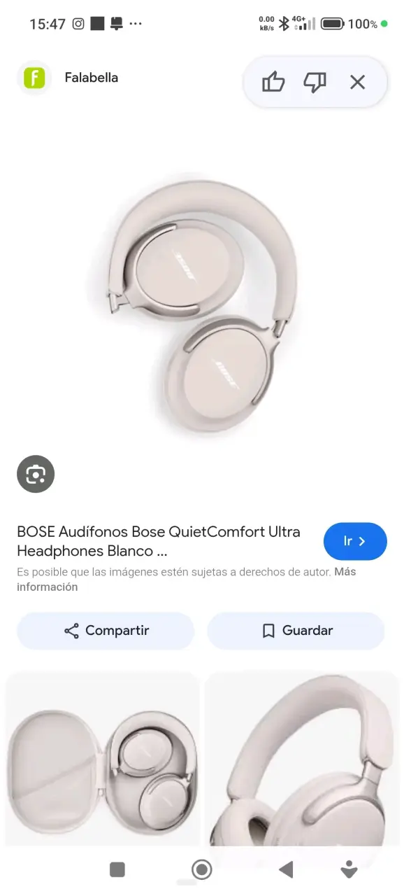 Audífonos Bluetooth Bose beige - 2