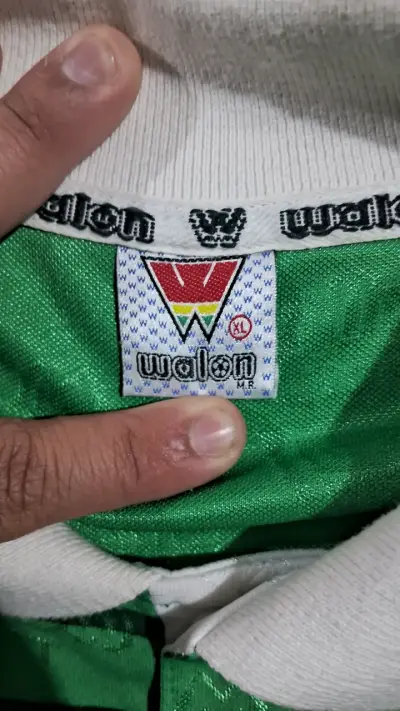 Polera fútbol verde con diseño azteca - miniatura 2