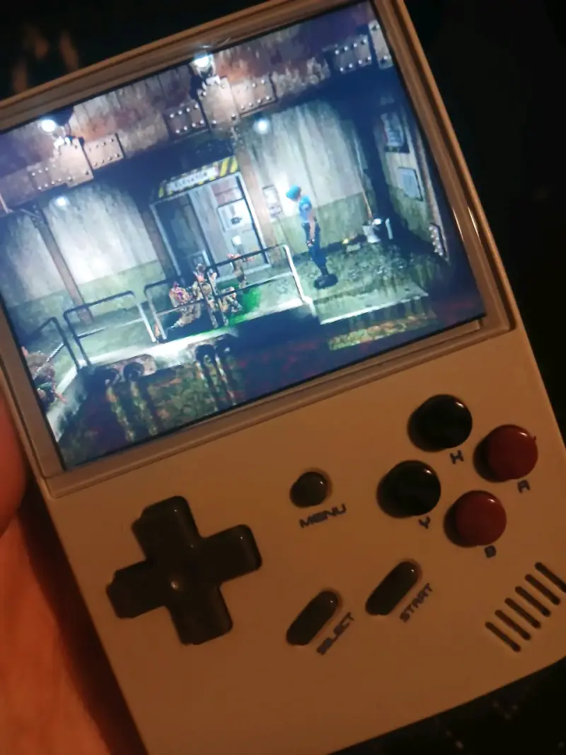 Consola portátil retro gris - 2