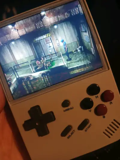 Consola portátil retro gris - miniatura 2