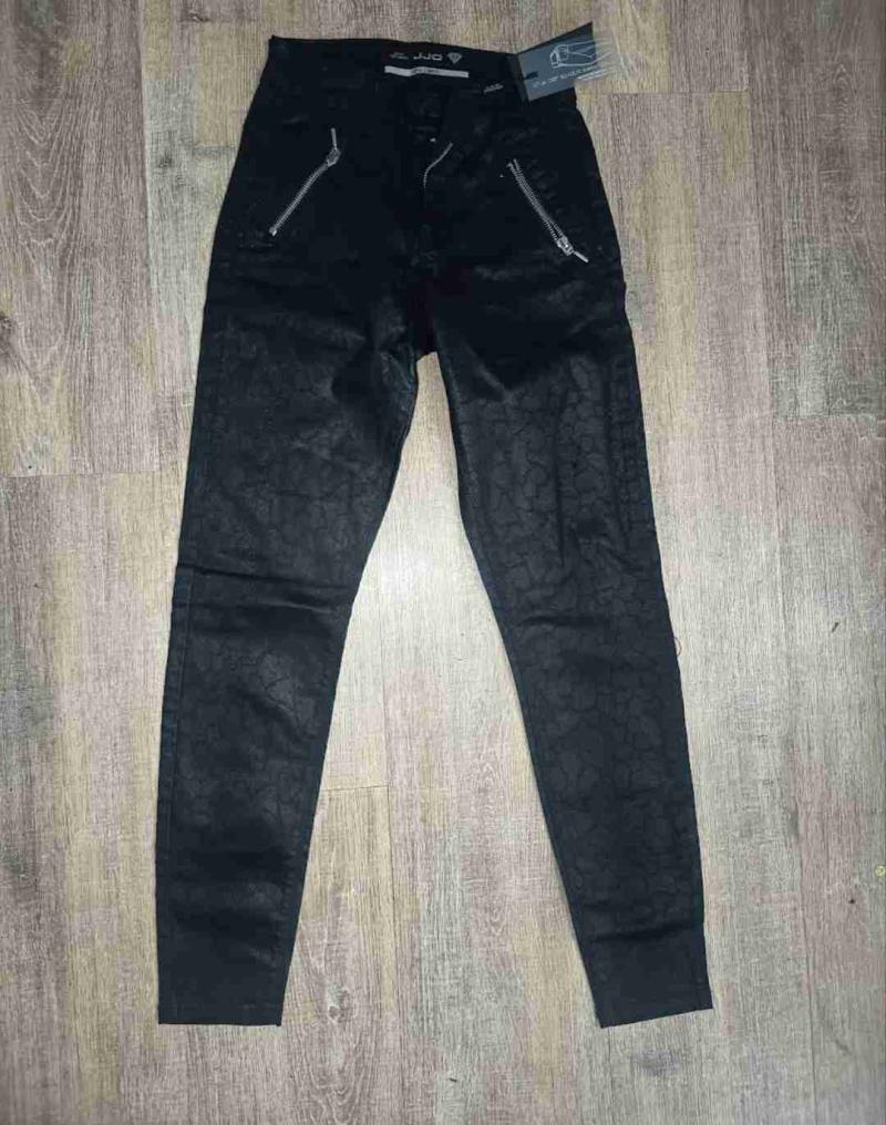 Pantalones negros con cierre JJO - 1