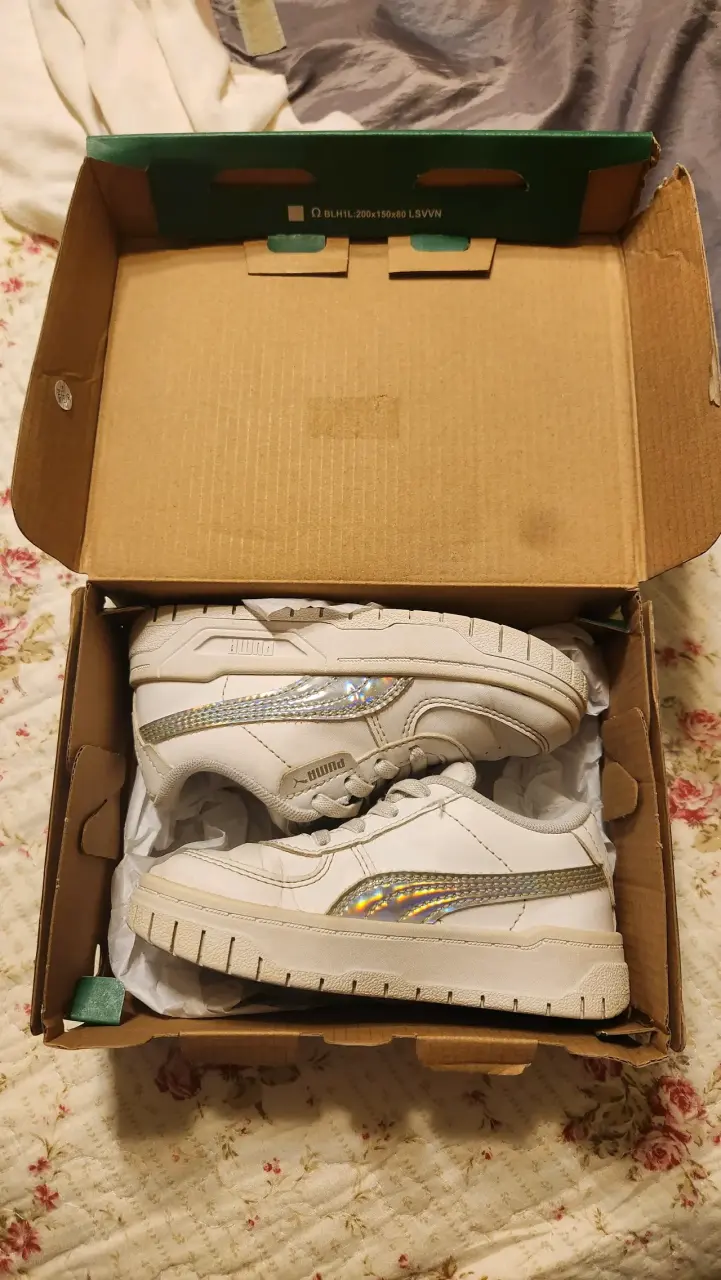 Zapatillas puma blanca niña - 1