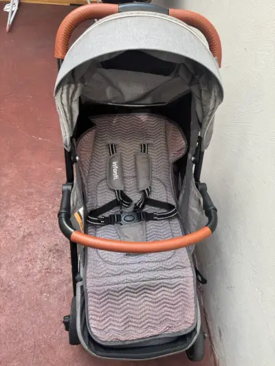 Coche de bebé Infanti gris - miniatura 2