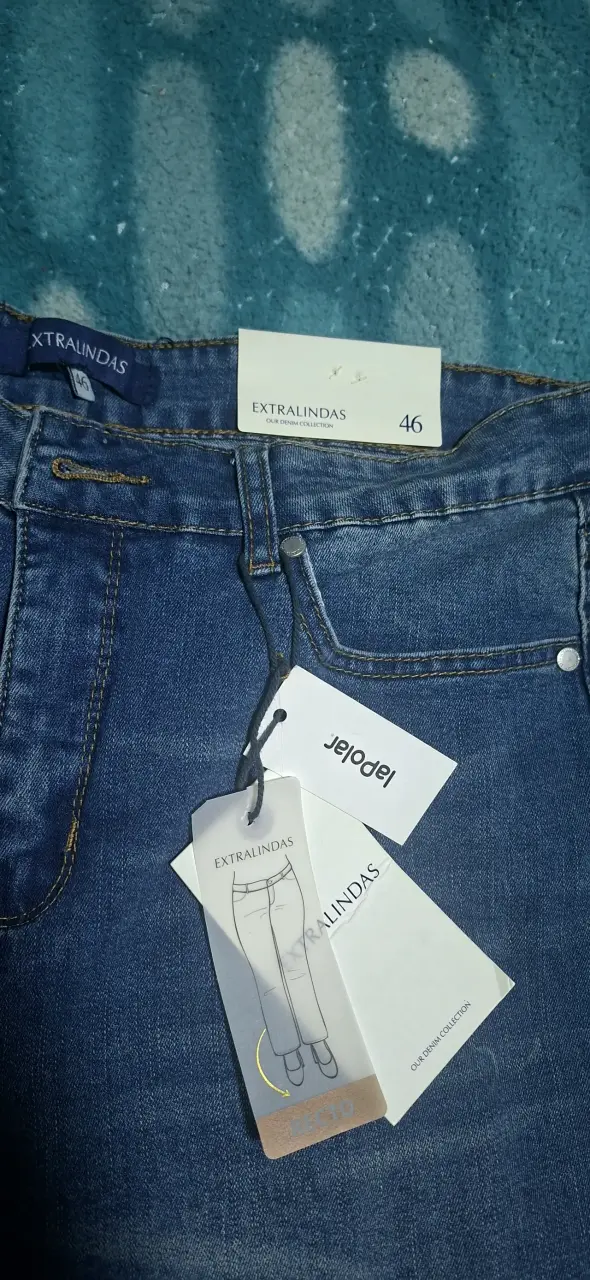 Jeans rectos XTRALINDAS talla 46 - 2