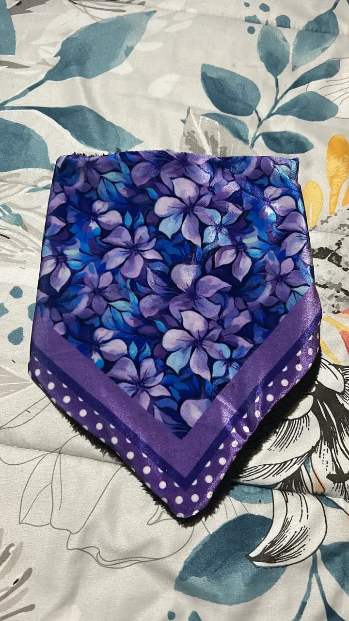 Bandana de terciopelo con sherpa - 1