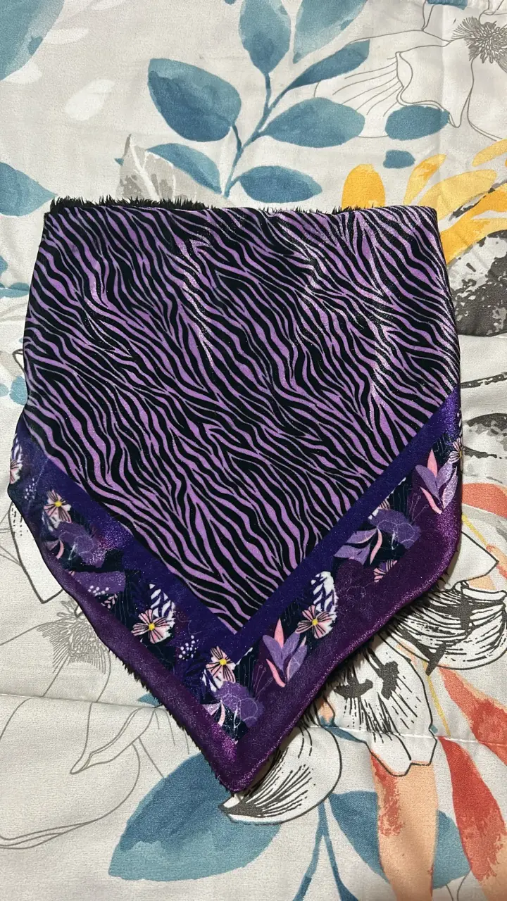 Bandana de terciopelo con sherpa - 2