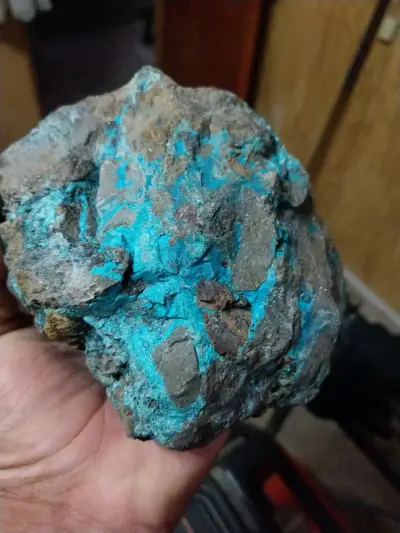 Mineral de cobre turquesa - miniatura 1
