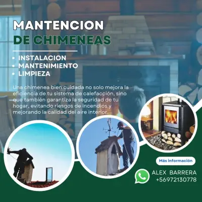 Servicio de mantención de chimeneas - miniatura 1