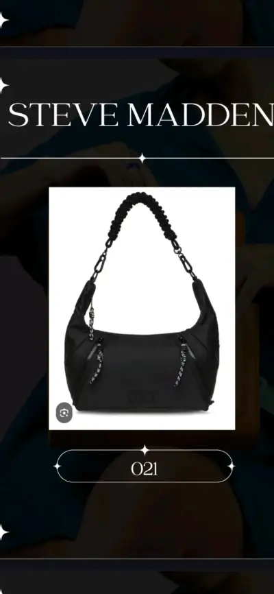 Cartera negra y verde Steve Madden Nuevas - miniatura 1