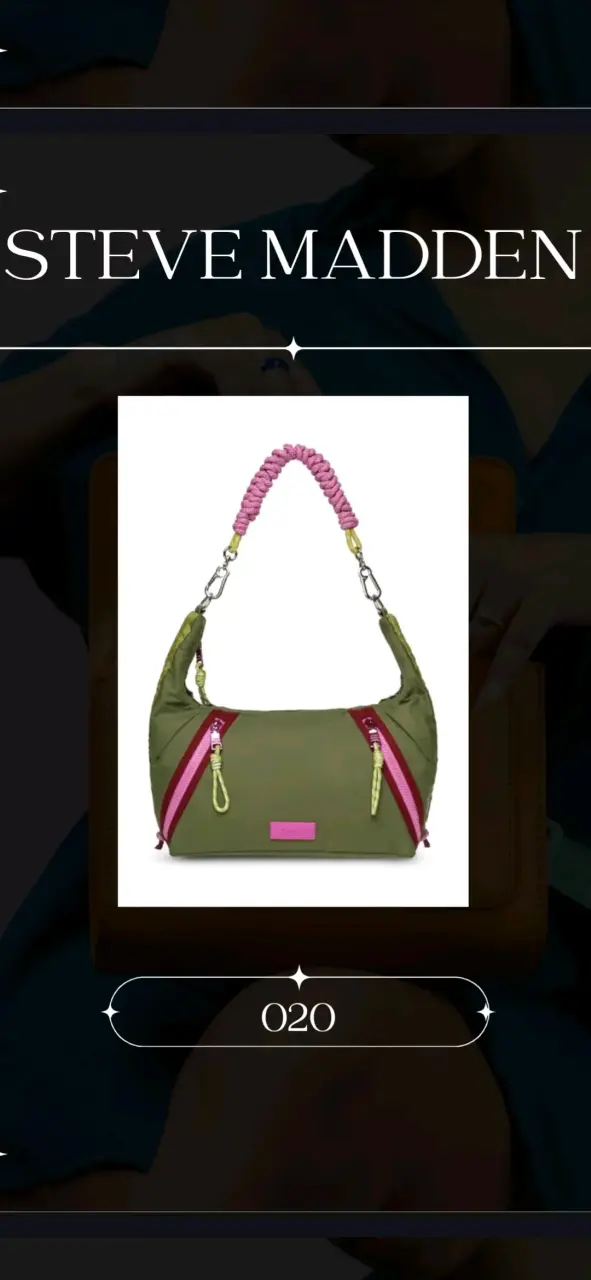 Cartera negra y verde Steve Madden Nuevas - 2