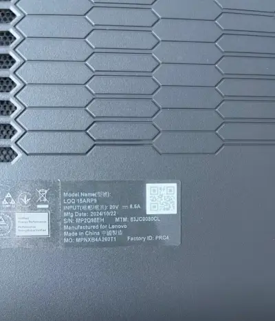 Lenovo LOQ 15ARP9 Gamer / Alto Rendimiento – Como - miniatura 5