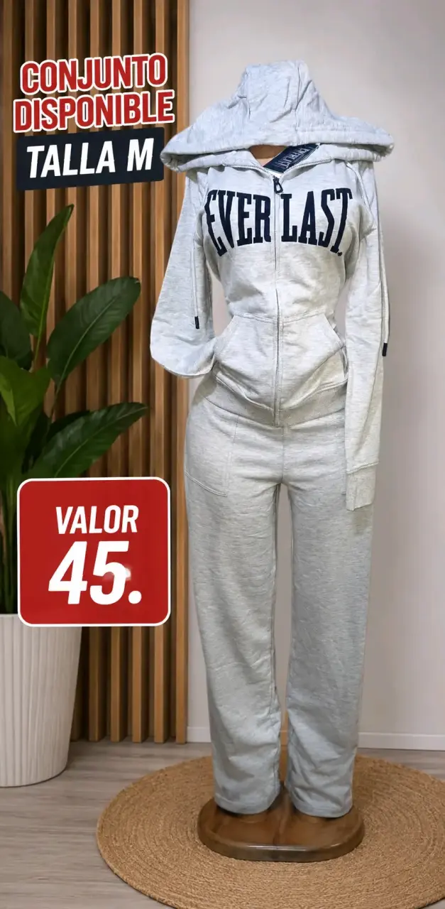 Conjunto deportivo gris Everlast