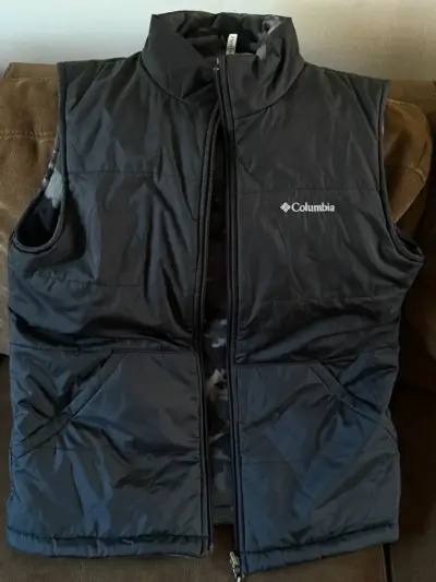 Parka sin mangas Columbia negro - miniatura 1