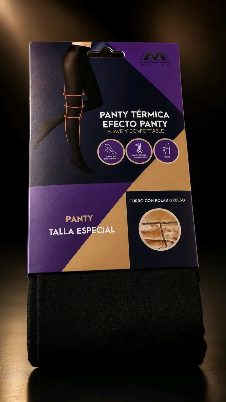 ✨ CALZA TÉRMICA EFECTO PANTY PRIMIUM MILANO XXL - 1