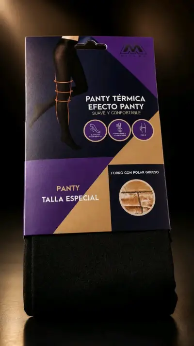 ✨ CALZA TÉRMICA EFECTO PANTY  PRIMIUM MILANO XXL - miniatura 1